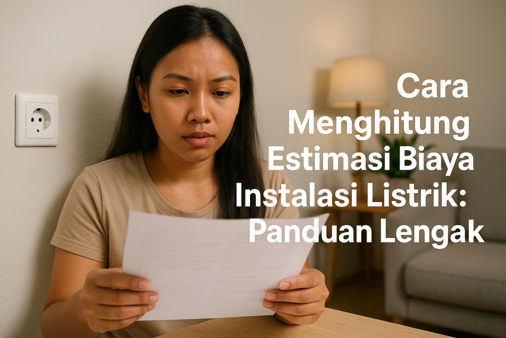Cara Menghitung Estimasi Biaya Instalasi Listrik: Panduan Lengkap ...